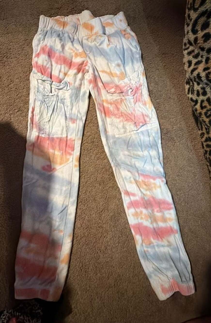 Young Fabulous & Broke Tie-Dye Cargo Jogger Pants